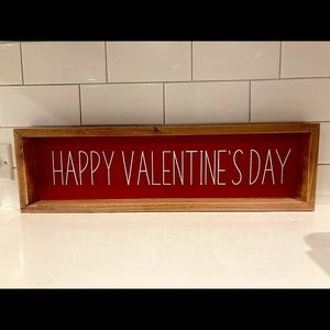 Valentine’s Day wood sign decor 20”